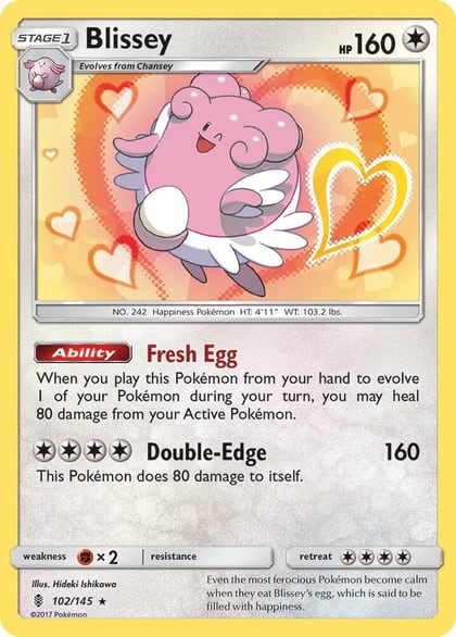 Blissey, SM - Guardians Rising 102/145