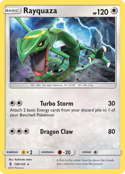 Rayquaza, SM - Guardians Rising 106/145