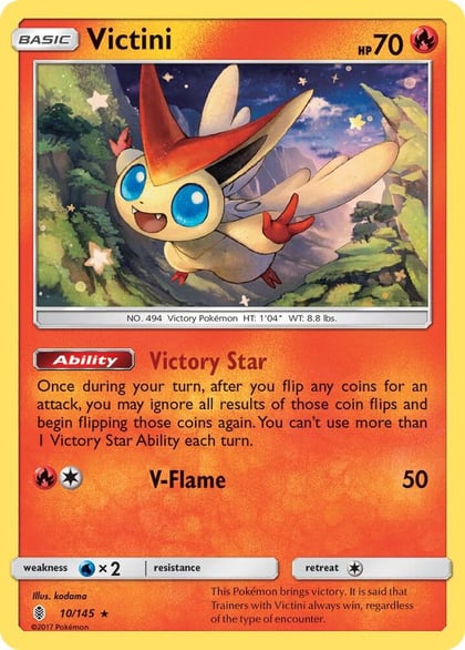 Victini, SM - Guardians Rising 10/145