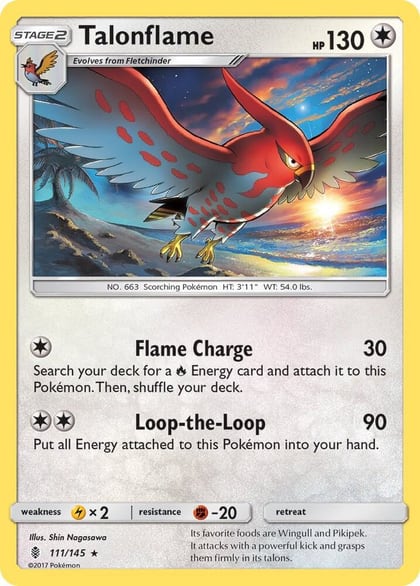 Talonflame, SM - Guardians Rising 111/145