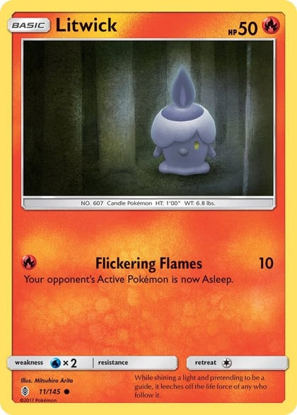 Litwick, SM - Guardians Rising 11/145