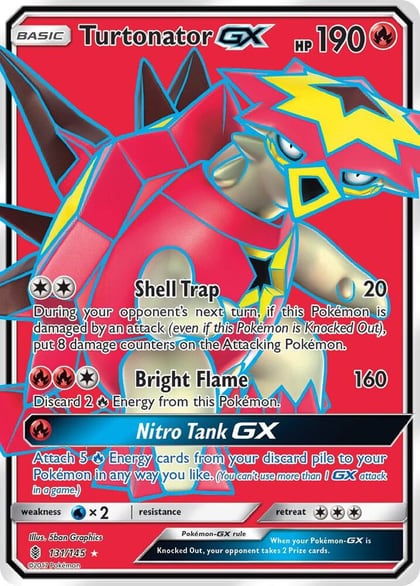 Turtonator GX (Full Art), SM - Guardians Rising 131/145