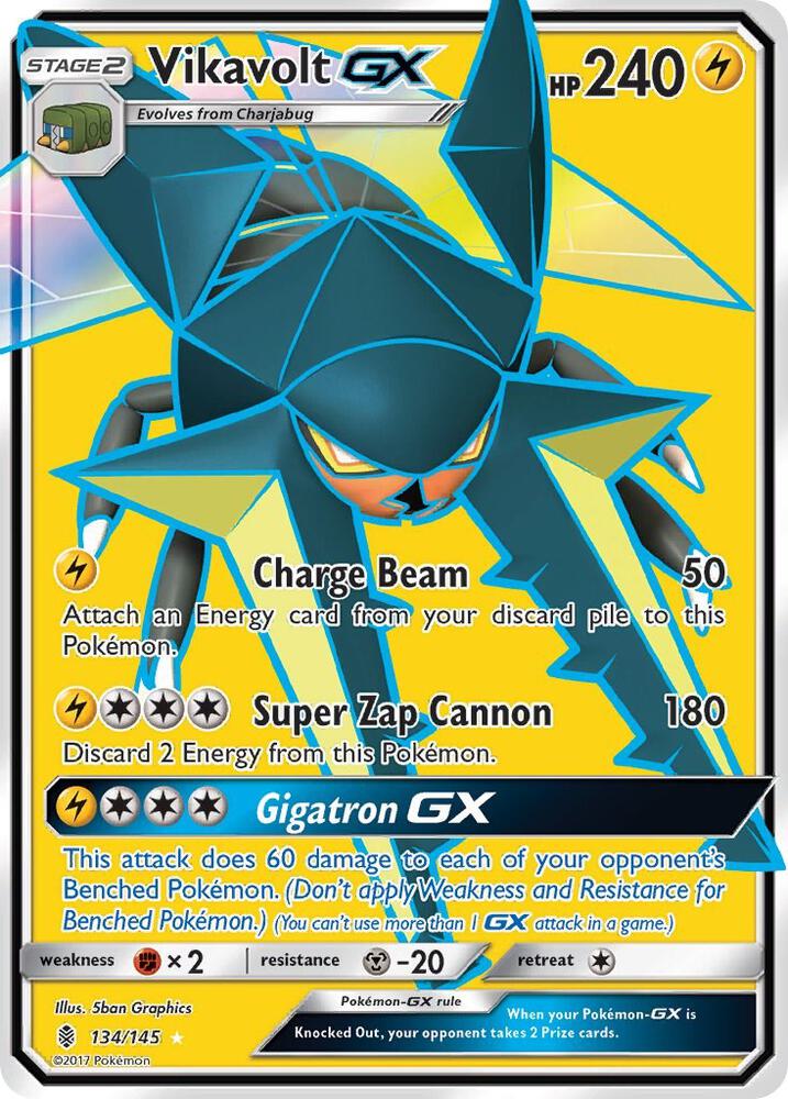 Vikavolt GX (Full Art), SM - Guardians Rising 134/145