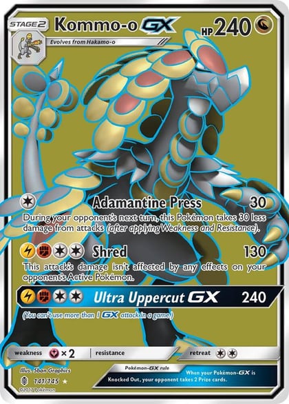 Kommo-o GX (Full Art), SM - Guardians Rising 141/145