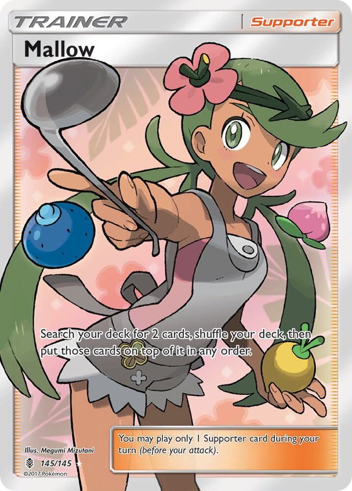 Mallow (Full Art), SM - Guardians Rising 145/145
