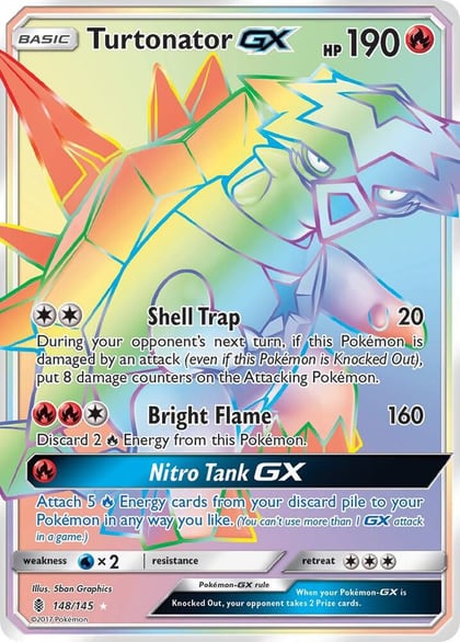 Turtonator GX (Secret), SM - Guardians Rising 148/145