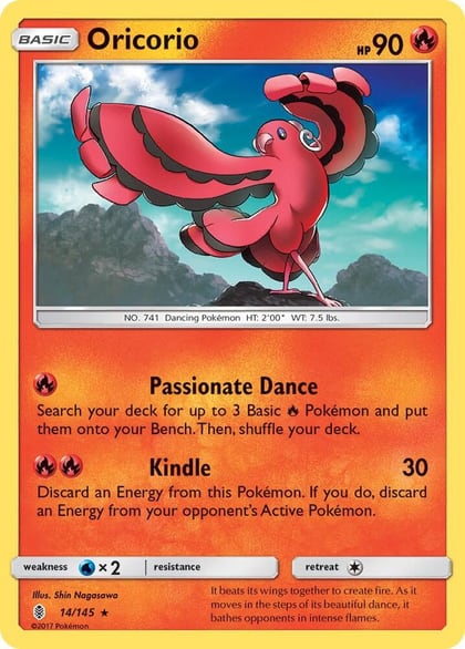 Oricorio (14), SM - Guardians Rising 14/145