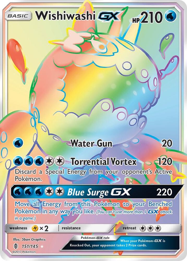 Wishiwashi GX (Secret), SM - Guardians Rising 151/145
