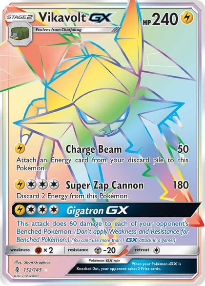 Vikavolt GX (Secret), SM - Guardians Rising 152/145