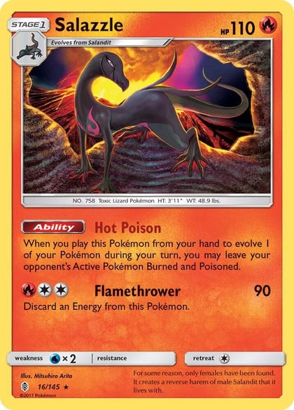 Salazzle, SM - Guardians Rising 16/145