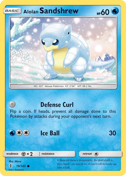 Alolan Sandshrew, SM - Guardians Rising 19/145