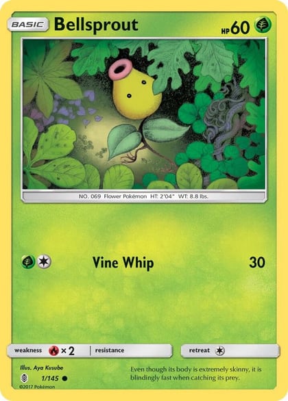 Bellsprout, SM - Guardians Rising 1/145