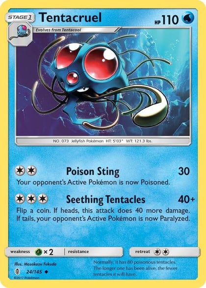 Tentacruel, SM - Guardians Rising 24/145