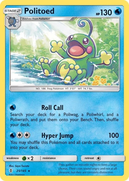Politoed, SM - Guardians Rising 25/145