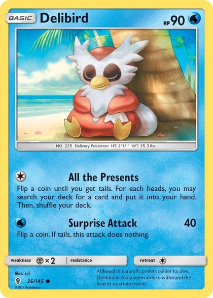 Delibird, SM - Guardians Rising 26/145
