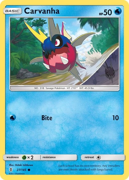 Carvanha, SM - Guardians Rising 27/145