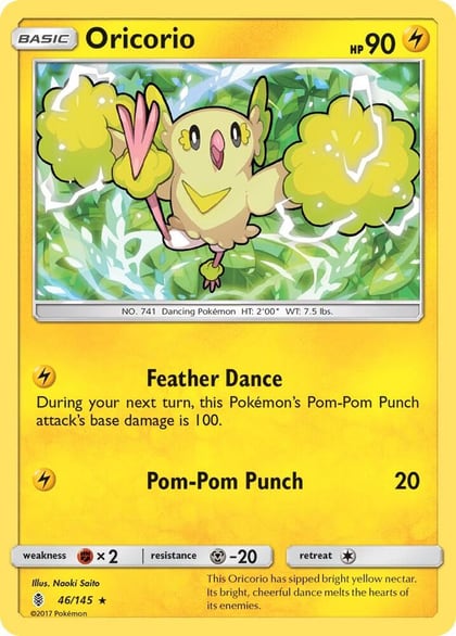 Oricorio (46), SM - Guardians Rising 46/145