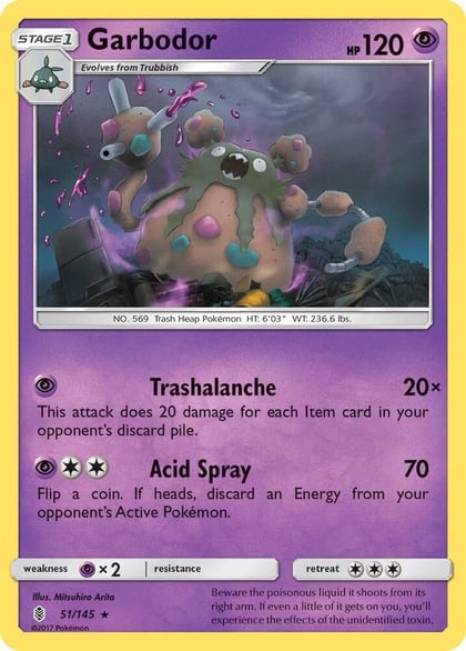 Garbodor, SM - Guardians Rising 51/145