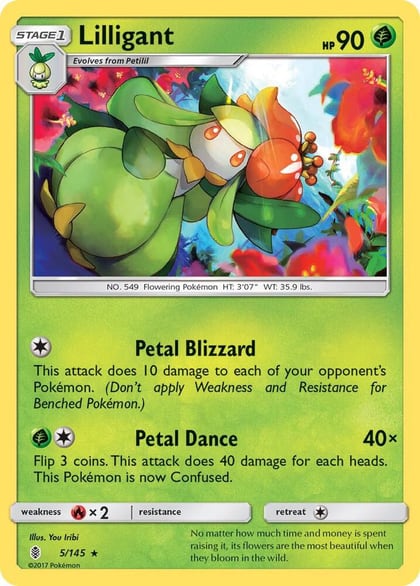 Lilligant, SM - Guardians Rising 5/145