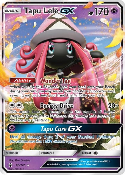 Tapu Lele GX, SM - Guardians Rising 60/145