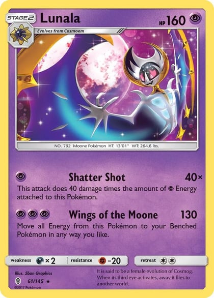 Lunala, SM - Guardians Rising 61/145