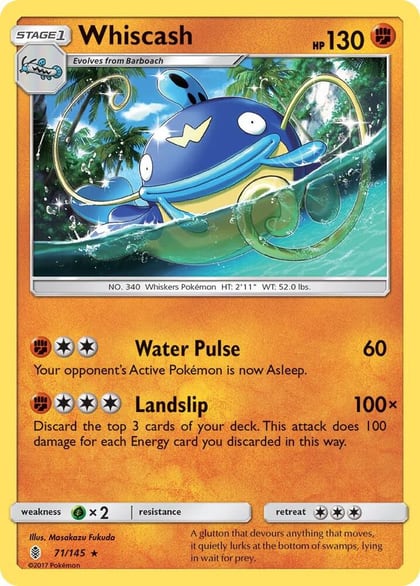 Whiscash, SM - Guardians Rising 71/145