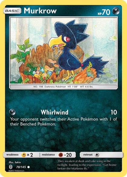 Murkrow, SM - Guardians Rising 78/145