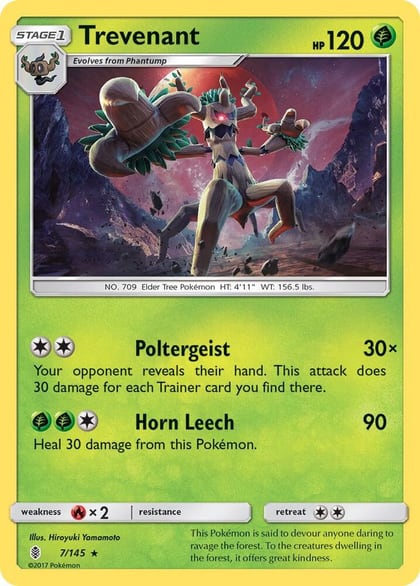 Trevenant, SM - Guardians Rising 7/145