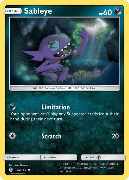 Sableye, SM - Guardians Rising 80/145