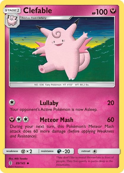 Clefable, SM - Guardians Rising 89/145