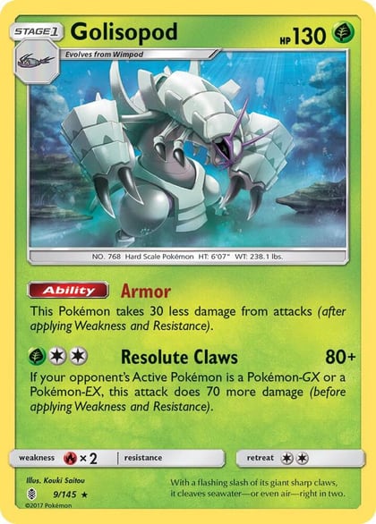 Golisopod, SM - Guardians Rising 9/145
