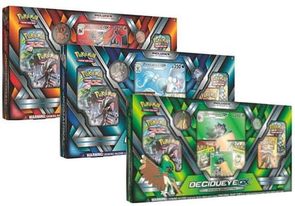 Premium Collection [Set of 3] Decidueye GX, Primarina GX, & Incineroar GX, SM - Guardians Rising P133809