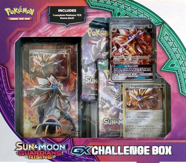 Solgaleo GX Challenge Box, SM - Guardians Rising P218327