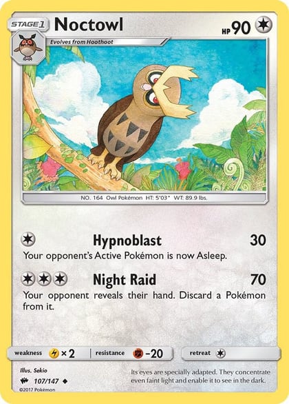 Noctowl, SM - Burning Shadows 107/147