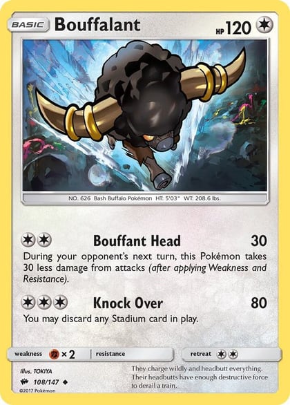 Bouffalant, SM - Burning Shadows 108/147