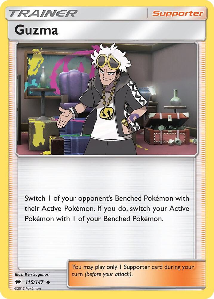 Guzma, SM - Burning Shadows 115/147