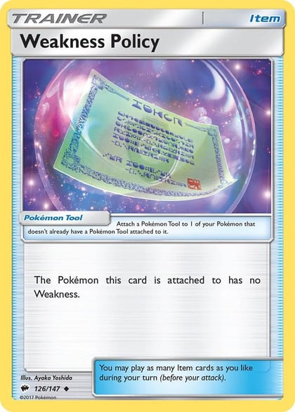 Weakness Policy, SM - Burning Shadows 126/147