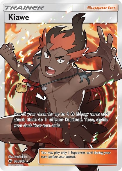 Kiawe (Full Art), SM - Burning Shadows 144/147
