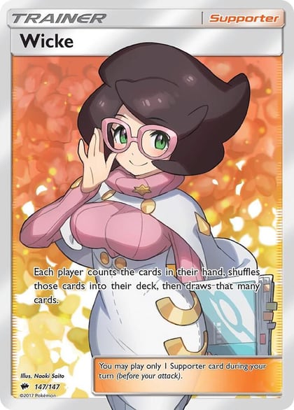 Wicke (Full Art), SM - Burning Shadows 147/147