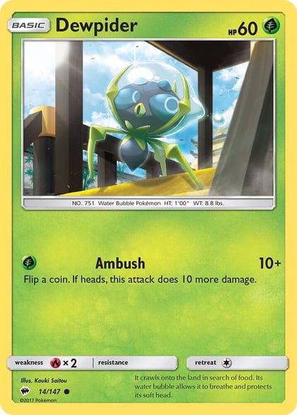 Dewpider, SM - Burning Shadows 14/147