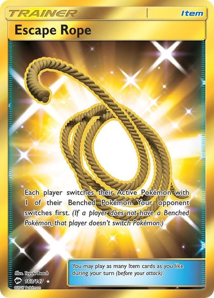 Escape Rope (Secret), SM - Burning Shadows 163/147