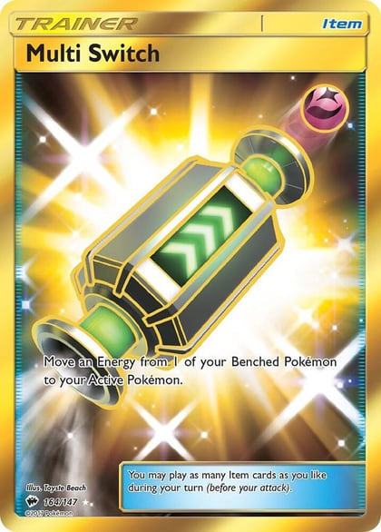 Multi Switch (Secret), SM - Burning Shadows 164/147