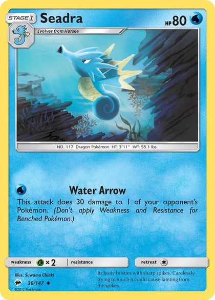 Seadra, SM - Burning Shadows 30/147