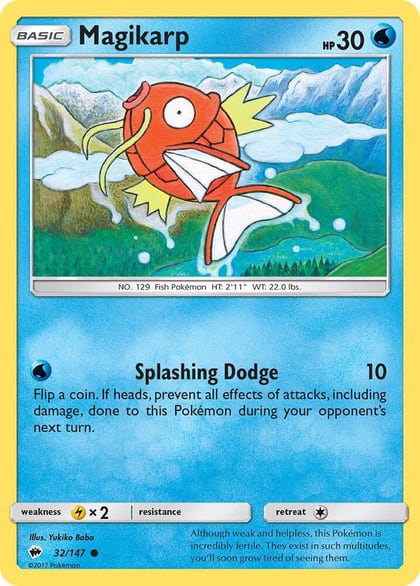 Magikarp, SM - Burning Shadows 32/147