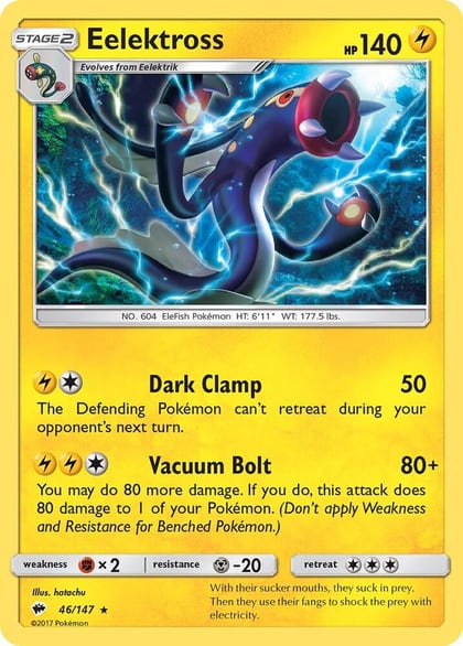 Eelektross, SM - Burning Shadows 46/147