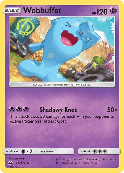 Wobbuffet, SM - Burning Shadows 49/147