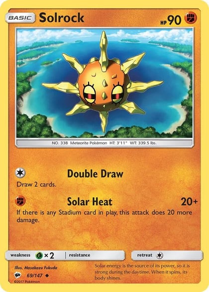 Solrock, SM - Burning Shadows 69/147