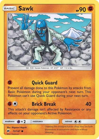 Sawk, SM - Burning Shadows 72/147