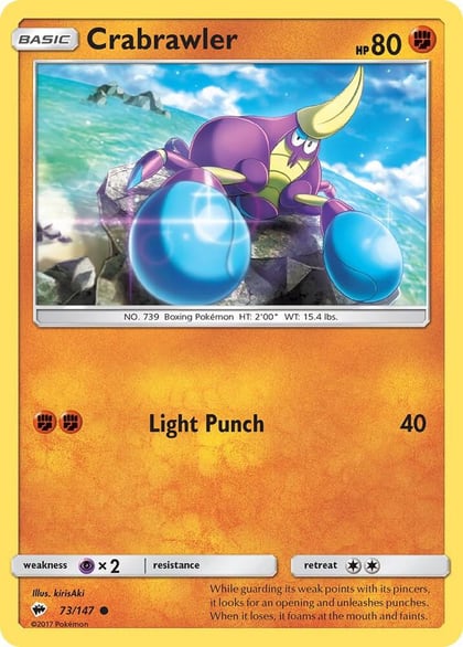Crabrawler, SM - Burning Shadows 73/147
