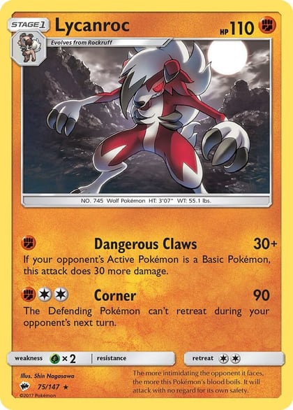 Lycanroc (75), SM - Burning Shadows 75/147